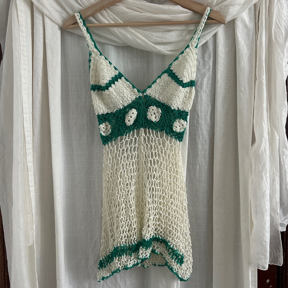 Vintage 1970’s Hand Made Crochet Top